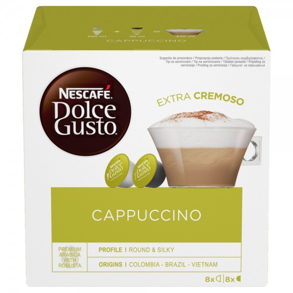 Καφές Cappuccino σε κάψουλες Nescafe Dolce Gusto 16τμχ 186.4gr