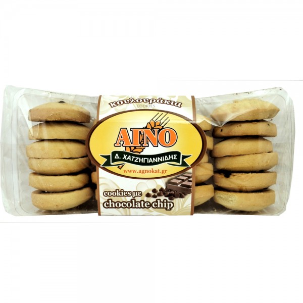 Cookies με Τσιπς Σοκολάτας Αγνό Χατζηγιαννίδης 400gr