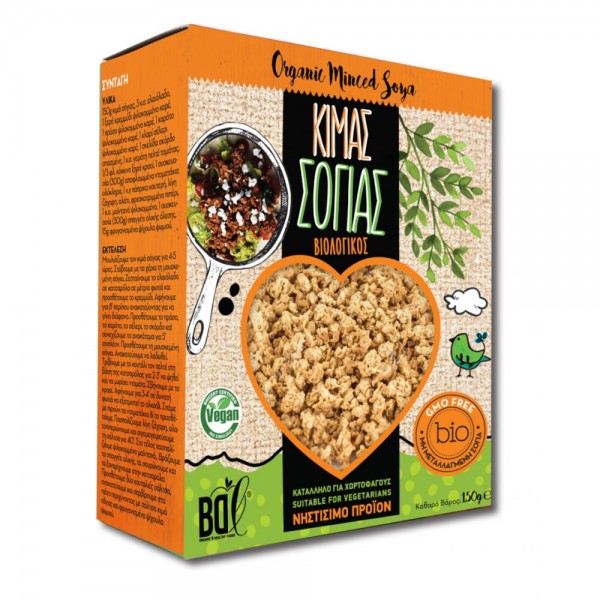 Βιολογικός Κιμάς Σόγιας BDL Organic & Healthy Foods 150gr