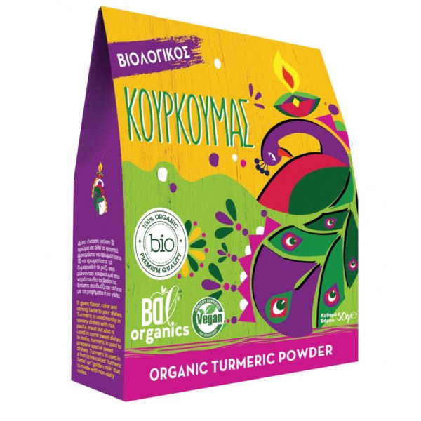 Κουρκουμάς Βιολογικός BDL Organic & Healthy Foods 50gr