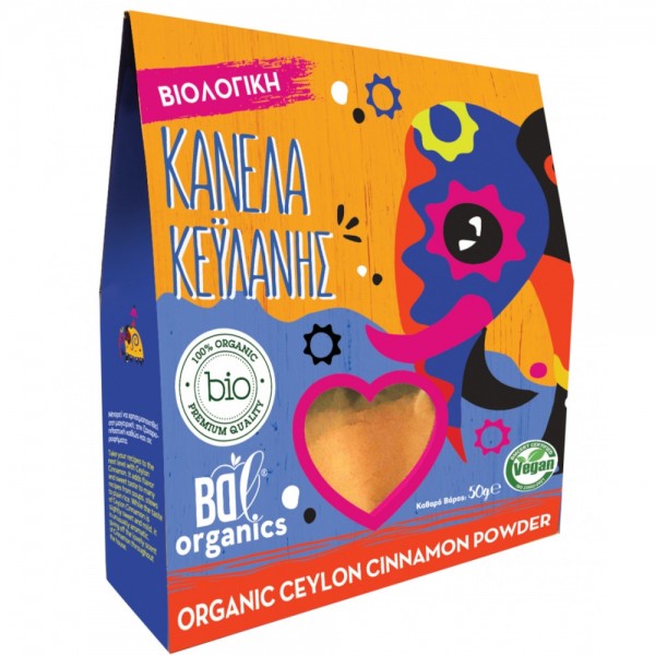 Βιολογική Κανέλα Κεϋλάνης BDL Organic & Healthy Foods 50gr