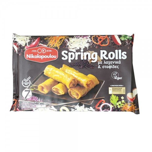 Spring Rolls Sweet με Λαχανικά & Σταφίδες Νικολοπούλου 310gr