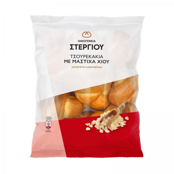 Mini Τσουρεκάκια με Μαστίχα Χίου Οικογένεια Στεργίου 300gr