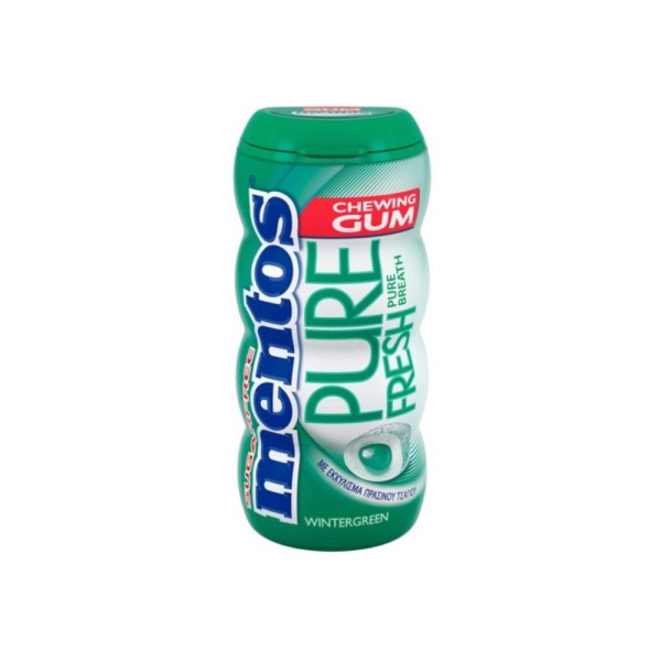 Τσίχλες χωρίς ζάχαρη Pure Fresh Wintergreen με Εκχύλισμα Πράσινου Τσαγιού Mentos 28gr