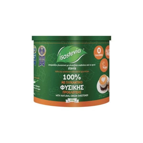 Γλυκαντικό με Στέβια Isostevia 1:2 250gr