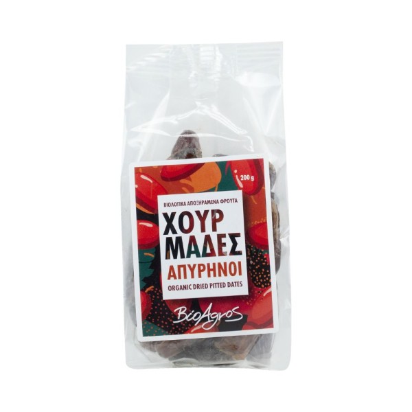 Αποξηραμένοι Χουρμάδες Απύρηνοι Bio Bioagros 200gr