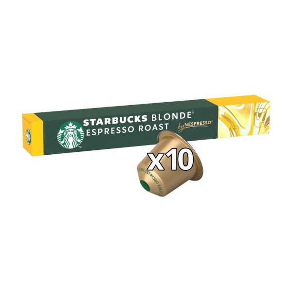 Καφές Espresso σε Κάψουλες Blonde Roast Nespresso Starbucks 10τμχ Συμβατές με Μηχανή