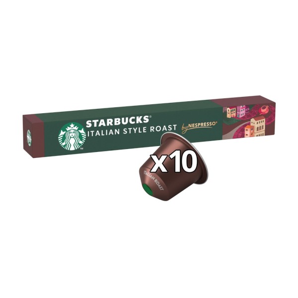 Καφές Espresso σε Κάψουλες Italian Style Starbucks 10τμχ Συμβατές με Μηχανή Nespresso
