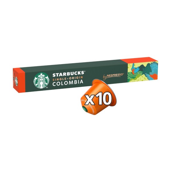 Καφές Espresso σε Κάψουλες Colombia Starbucks 10τμχ Συμβατές με Μηχανή Nespresso