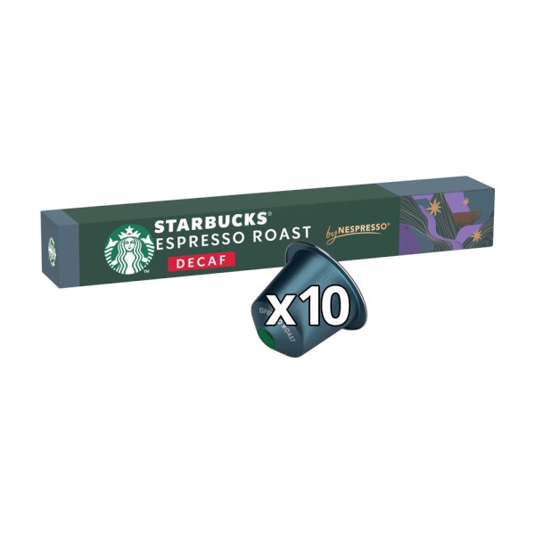 Καφές Espresso σε Κάψουλες Decaffeine Starbucks 10τμχ Συμβατές με Μηχανή Nespresso
