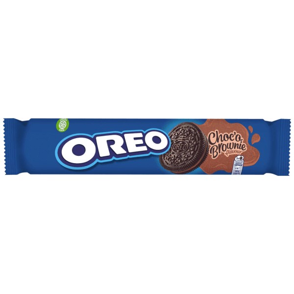 Μπισκότα γεμιστά Brownie Oreo 154gr