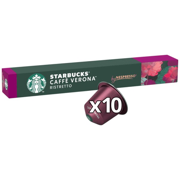 Καφές Espresso σε Κάψουλες Caffe Verona Blend Starbucks 10τμχ Συμβατές με Μηχανή Nespresso