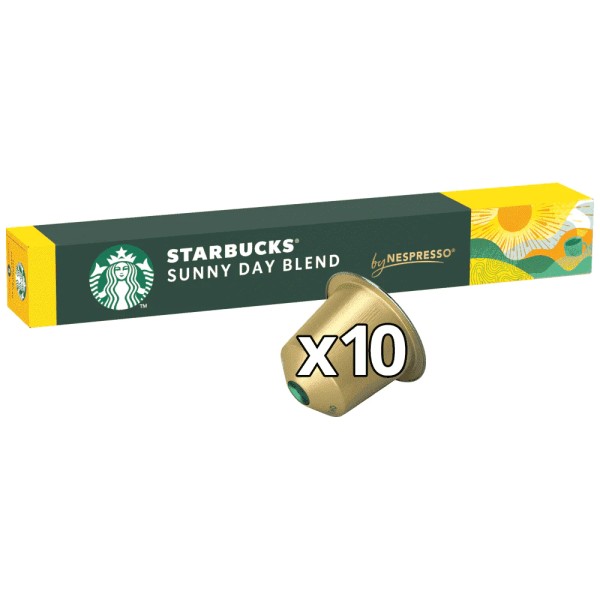 Καφές Espresso σε Κάψουλες Sunny Day Blend Starbucks 10τμχ Συμβατές με Μηχανή Nespresso