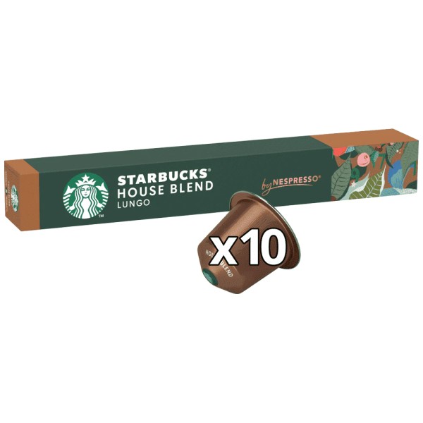 Καφές Espresso σε Κάψουλες House Blend Starbucks 10τμχ Συμβατές με Μηχανή Nespresso