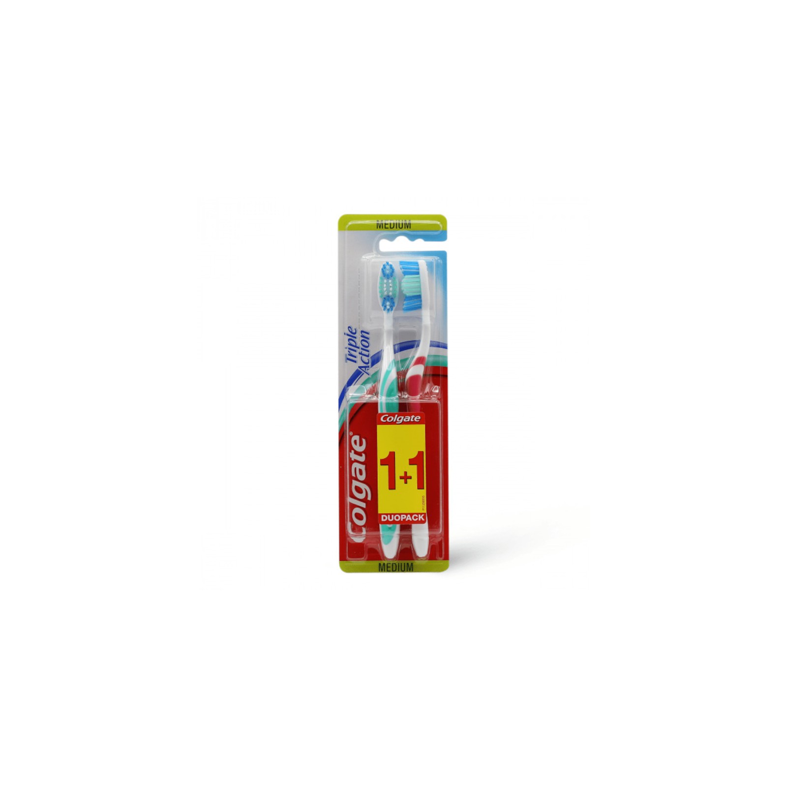 Οδοντόβουρτσα Triple Action Colgate Medium 2τμχ