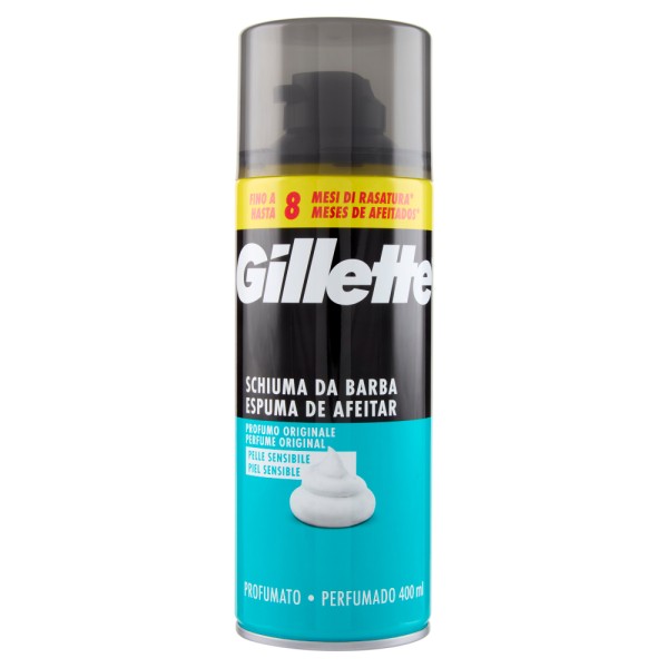 Αφρός Ξυρίσματος Sensitive για Κανονική Επιδερμίδα Gillette 400ml