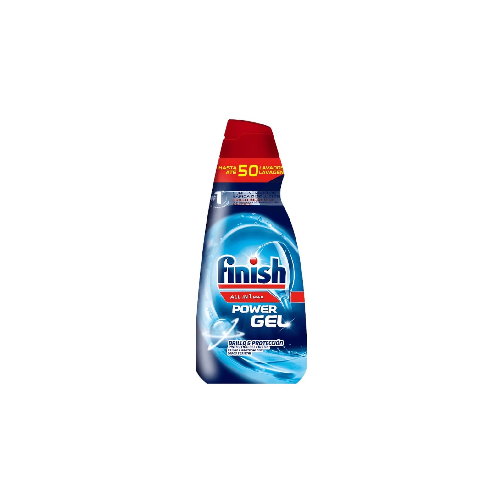 Gel Πλυντηρίου Πιάτων All In One Max Power Gel Regular Finish 1lt