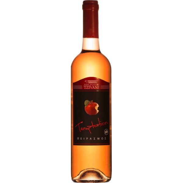 Οίνος Ροζέ Ξηρός Bιολογικός Π.Γ.Ε Temptation Tzivani 750ml