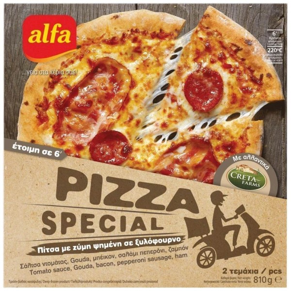 Πίτσα Special Alfa 810gr (2x405gr)