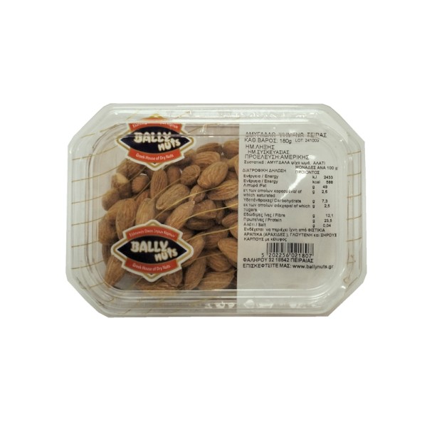 Αμύγδαλα Ψημένα Bally Nuts 180gr