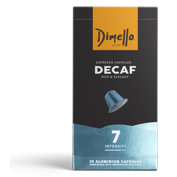 Καφές Espresso Decaf σε κάψουλες Dimello 10τμχ 52gr Συμβατές με Μηχανή Nespresso