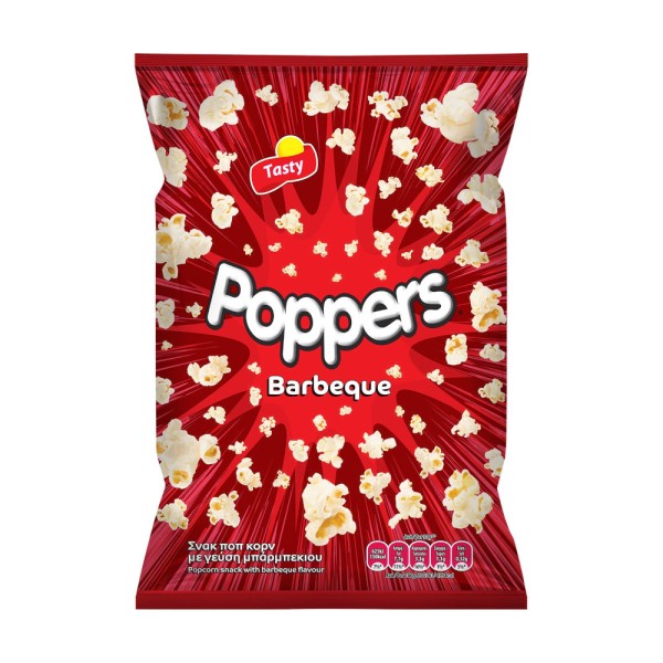 Ποπ Κορν με γεύση Barbeque Poppers Tasty 75gr
