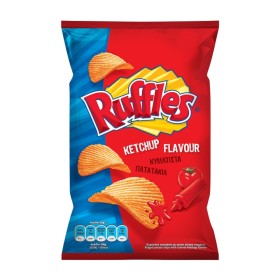 Πατατάκια με γεύση Κέτσαπ Ruffles 95gr