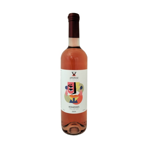 Οίνος Ροζέ Ξηρός Komisses Δραΐνας Winery 750ml