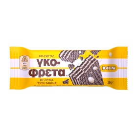Γκοφρέτα με Κρέμα γεύση Βανίλια Ίον 28gr