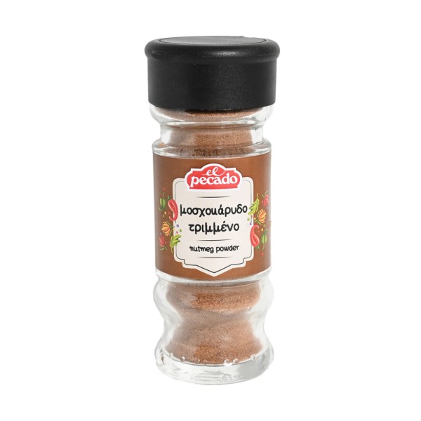 Μοσχοκάρυδο Τριμμένο σε Γυάλινο Βάζο El Pecado 35gr