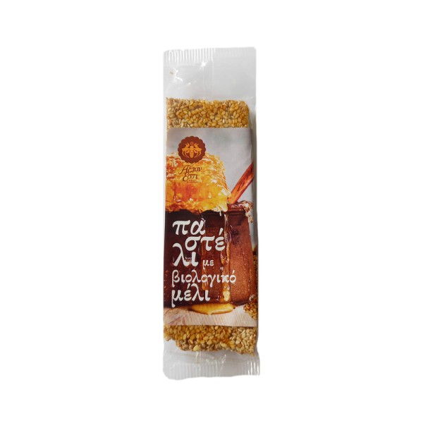 Παστέλι με Βιολογικό Μέλι Άξιον Εστί 60gr