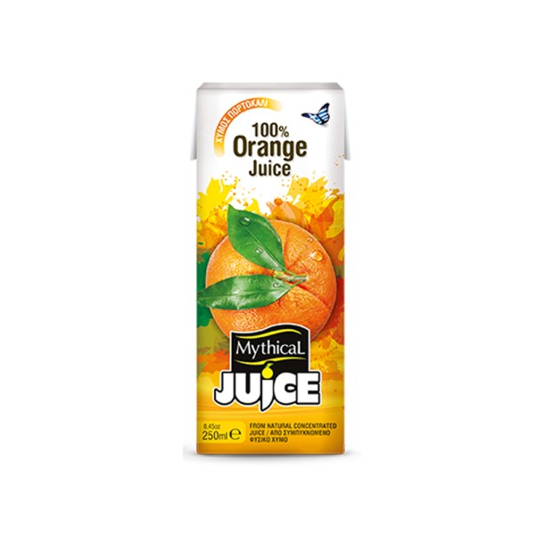 Φυσικός Χυμός Πορτοκάλι Mythical Juice 250ml