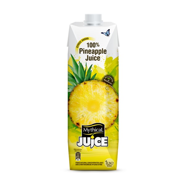 Φυσικός Χυμός Ανανά Mythical Juice 1lt