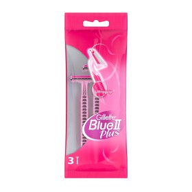 Γυναικεία Ξυραφάκια Μίας Χρήσης Gillette Blue II Plus 3τμχ