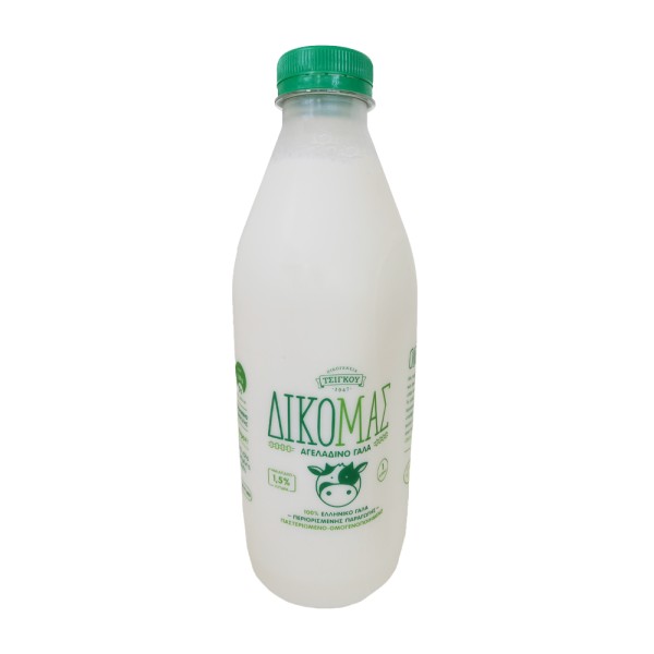 Γάλα Ημιάπαχο 1,5% Λιπαρά Δικό Μας 1lt