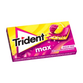 Τσίχλες με Γεύση Βατόμουρο & Λεμόνι Trident Max 27gr