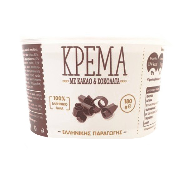 Κρέμα Κακάο & Σοκολάτα Δικό Μας 180gr