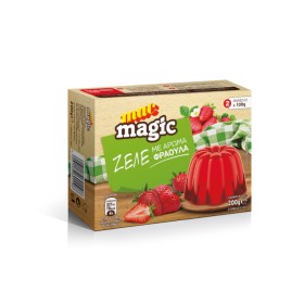 Ζελέ με Άρωμα Φράουλα Mac Magic 200gr