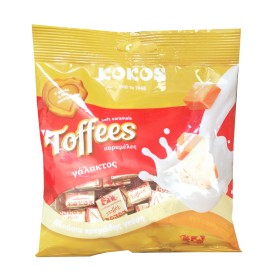 Καραμέλες Γάλακτος Toffees Κόκκος 200gr