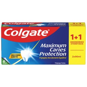 Οδοντόκρεμα Maximum Caries Protection Colgate 2x90ml