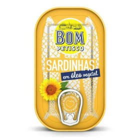 Σαρδέλες σε Ηλιέλαιο Bom Petisco 120gr