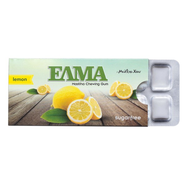Τσίχλα με Μαστίχα Χίου Άρωμα Λεμόνι Sugar Free...