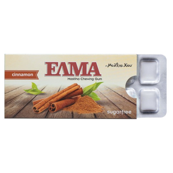 Τσίχλα με Μαστίχα Χίου Άρωμα Κανέλα Sugar Free...