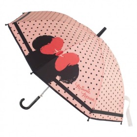 Ομπρέλα Αυτόματη με Μπαστούνι Πουά Minnie Mouse Disney...