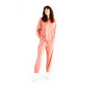 Σετ Φόρμα Γυναικεία Βαμβακερή Ροζ Oversized 2