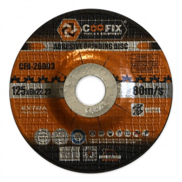 Δίσκος Λείανσης Μετάλλου Coofix CFA-26003 125mm