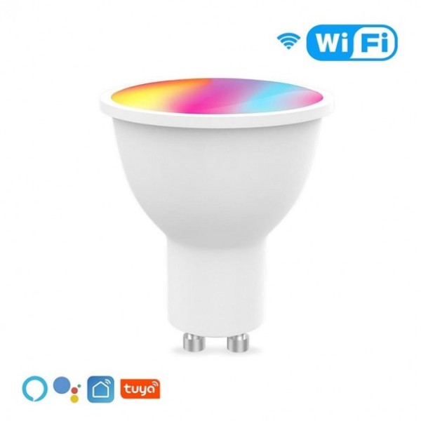 Λάμπα LED RGB GU10 WiFi 4,5W