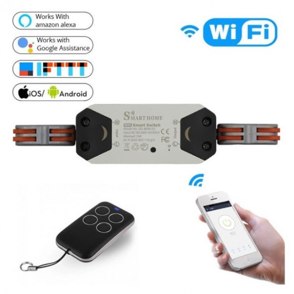 Διακόπτης Ενδιάμεσος WiFi Universal & RF...