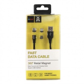 Καλώδιο Γρήγορης Φόρτισης 3 σε 1 Μαγνητικό USB Andowl... 2