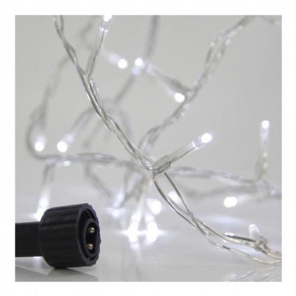 Λαμπάκια 100 Ψυχρό Λευκό Led Eurolamp 600-11321...